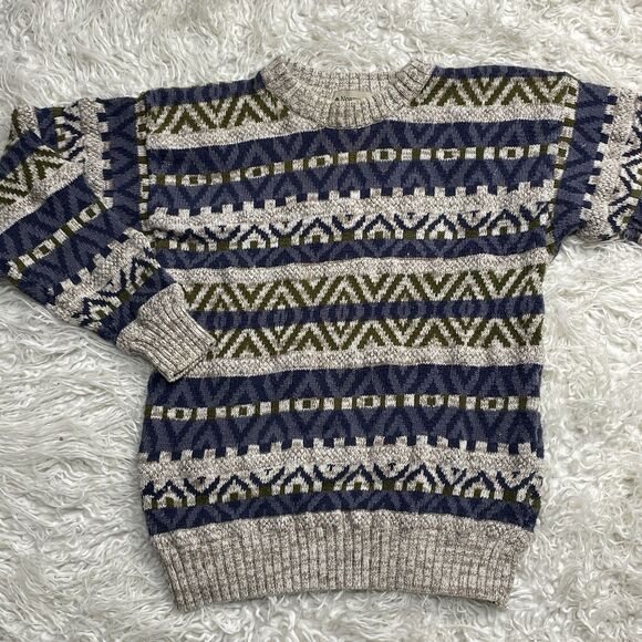 Northwest Territory Other - Vintage Northwest Territory Knit Sweater Mens Medium Nordic Knit Striped